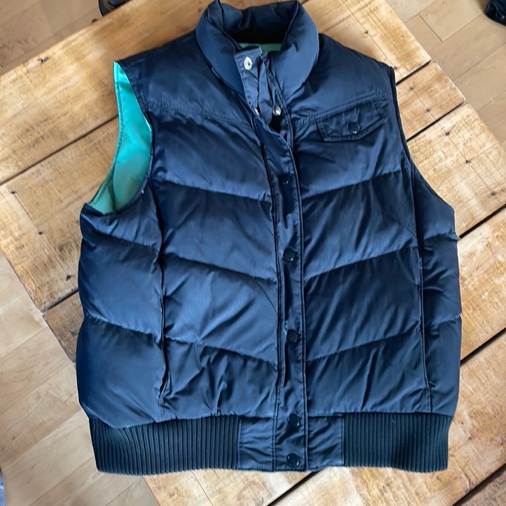 Black Down Vest